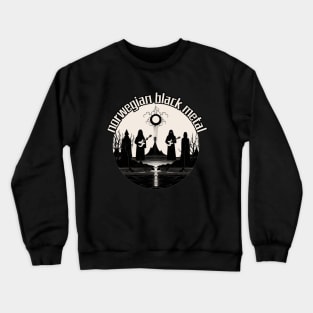 Norwegian black metal, dark music Crewneck Sweatshirt